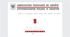 Desktop Screenshot of polonia-genewa.ch