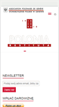 Mobile Screenshot of polonia-genewa.ch